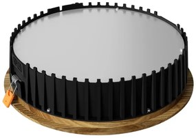 APLED - LED Podhľadové RONDO WOODLINE LED/18W/230V 3000K pr. 26 cm jaseň masív