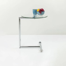 Odkladací stolík Easy Living Clear Ø46 cm 62 × 51 × 46 cm KARE DESIGN