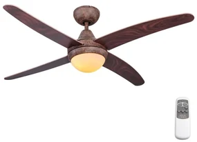 Globo 3385G - Stropný ventilátor LIZZ 1xE14/60W/230V
