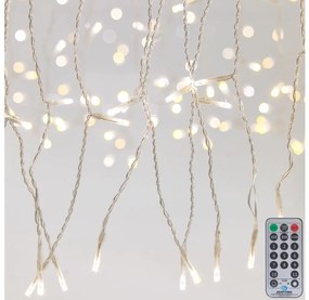 Eurolamp LED Stm. vonk. vianočný záves CURTAIN 360xLED/8,4W/230V 2x2 m IP44 teplá biela +DO EU0196