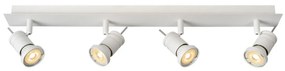 Lucide 17990/20/31 - LED bodové svietidlo TWINNY-LED 4xGU10/4,5W/230V biele 63 cm