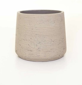 Kvetináč TROPICO, sklolaminát, výška 29 cm, béžová