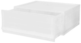 Modulárny úložný box Wave Mist bez koliesok 54,6 x 43,4 x 22 cm, široký - 1 zásuvka