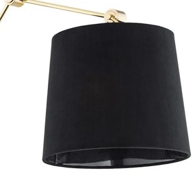 Argon 4898 - Nástenná lampa ZAKYNTOS PLUS 1xE27/15W/230V čierna/zlatá