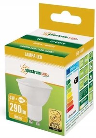 Toolight - LED studená žiarovka GU10 230V 4W 310lm 13261, OSW-01024