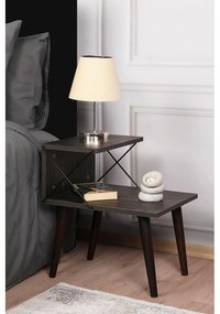 Nočný stôl Cross - Dark Brown