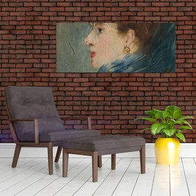 Obraz - Edouard Manet, Portrait of a Lady, reprodukcia (120x50 cm)