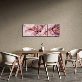 Obraz - Fantasy II. (s hodinami) (90x30 cm)