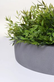 Miska na dekorácie CIRCULO, sklolaminát, Ø 50 cm, sivá