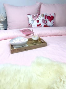 Mušelínové obliečky 140x200 + 70x90 – 100 % bavlna, jemné, priedušné, nežehlivé
