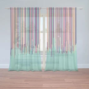 Sablio Záclony Stekajúca farba: 2ks 150x250cm