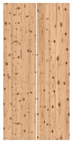 Súprava posuvnej záclony -Antique White Wood-2 panely