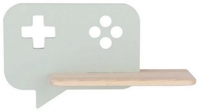 LED Detské nástenné svietidlo s poličkou CONSOLE LED/5W/230V zelená