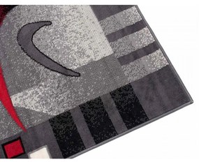 *Kusový koberec PP Bumerang šedý 150x300cm