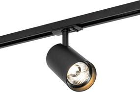 Moderné čierne bodové svetlo pre 1-fázový koľajnicový systém 70 mm - Iconic Jeana Luxe