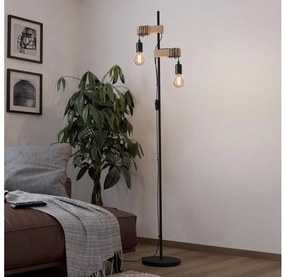 Eglo Eglo 43516 - Stojacia lampa TOWNSHEND 2xE27/10W/230V - FSC certifikované EG43516