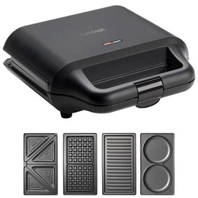 Concept SV3055 - Toustovač 4v1 700W/230V čierna