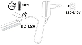 LED Pásik NEON 5 m LED/27W/12V 4000K IP65
