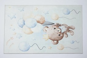 Detský koberec KIDS 2403178N obdĺžnikový – mäkký polyester Rozmer: 80x150 cm