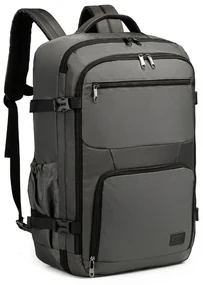 Konofactory Sivý objemný cestovný batoh do lietadla "Explorer" - XL (100l)