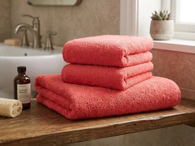 Osuška NORIELLE 70x140 cm červená, 100% bavlna