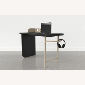 AKCIA Čierny písací stôl ELANO II. akosť