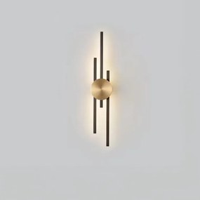 Toolight Rea, Nástenné svietidlo LED APP1437-W BLACK GOLD, OSW-07685