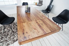 Rozkladací jedálenský stôl 20976 120/200x80cm Masív drevo Palisander