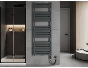 Mexen Uran, elektrické vykurovacie teleso 1800x600 mm + vykurovacia tyč 900 W, antracitová, W105-1800-600-2900-66