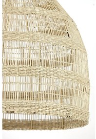 Závesné svietidlo v prírodnej farbe s tienidlom z morskej trávy ø 50 cm Sagar – Light &amp; Living
