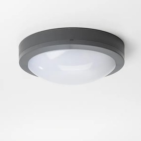 Brilagi - LED Vonkajšie stropné svietidlo LED/20W/230V pr. 23 cm IP54 antracit