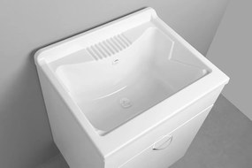 Aqualine Aqualine, plastová výlevka so skrinkou 60x50 cm, vrátane sifónu, PI6050-01