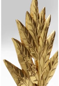 Leaves dekorácia 22 cm zlatá