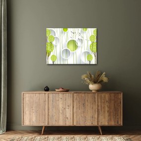 Obraz abstrakcie so stromami (70x50 cm)