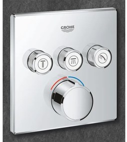 GROHE 29149000 - Krytka podomietkovej batérie SMARTCONTROL 158 × 158 mm chróm