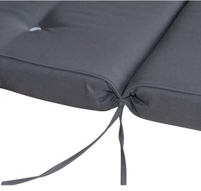 InternetovaZahrada Sada 2ks podušiek 118x45x7cm - antracit