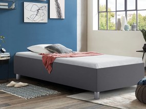 Posteľ Studio 90x200 cm, tmavo šedá látka