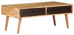 Konferenčný stolík 100x50x39 cm masívne akáciové drevo