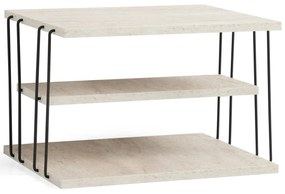 Odkladací stolík Lifon Black Travertine