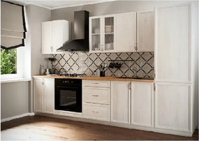 Horná kuchynská skrinka Sicilia G80K - biela / sosna Andersen