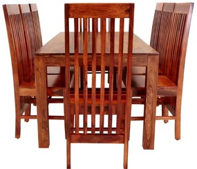 furniture-nabytek.cz - Dřevěný jídelní set pro 8 osob z masivu palisandr