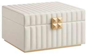 Šperkovnice DESON 24 cm bílá
