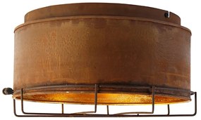 Priemyselné stropné svietidlo hrdzavohnedá 35 cm - Barril