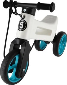 Funny Wheels - Odrážadlo 2v1 RIDER SUPER SPORT biela/čierna/modrá