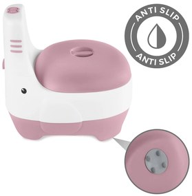Interaktívny nočník so zvukom splachovania Kidwell FINO Pink