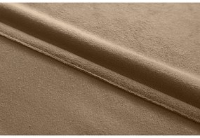 Svetlohnedý zatemňovací záves VELVET 140x250 cm Zavesenie: Kovové krúžky