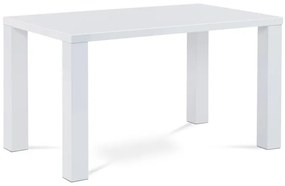BONTEC Jedálenský stôl 135x80cm, mdf AT-3007 WT Farba: Biela