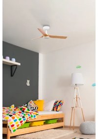 FARO 33821-Stropný ventilátor MINI PUNT S hnedá/biela pr.90 cm + diaľkové ovládanie