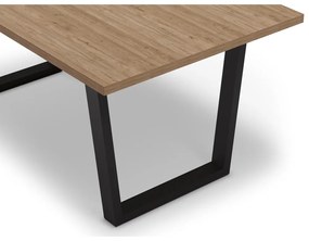 Jedálenský stôl s doskou v dubovom dekore 100x180 cm Francesca - Marckeric