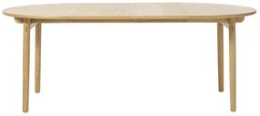 Rozkladací jedálenský stôl Wally 120 - 165cm prírodný dub